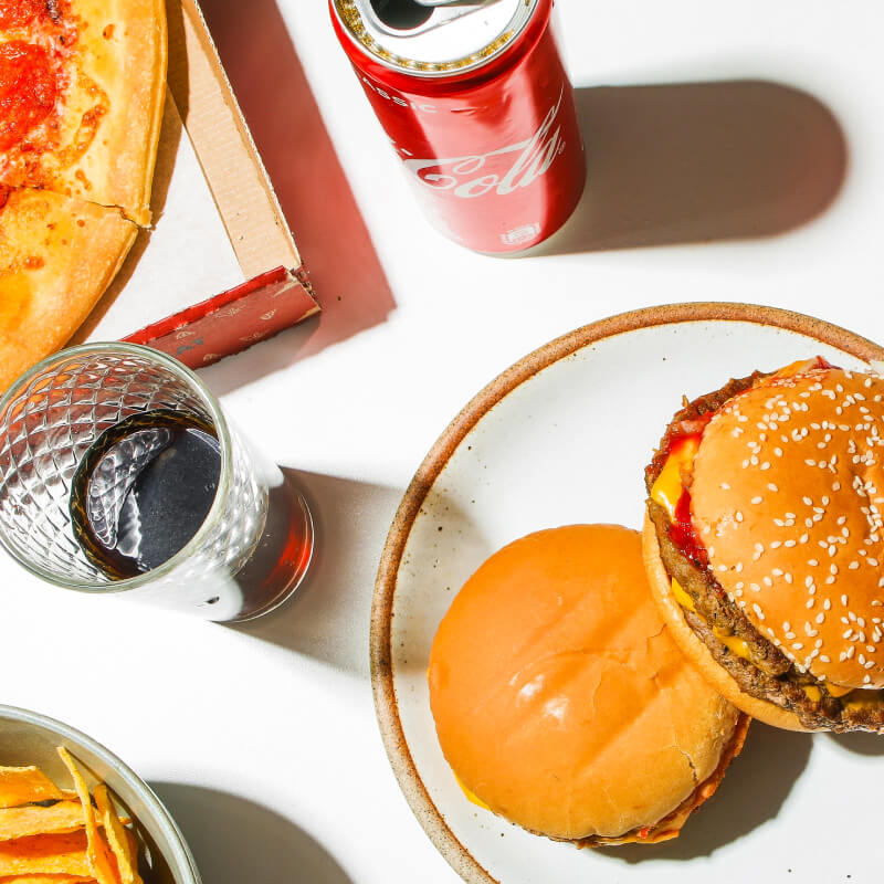 Food from the Pommy menu